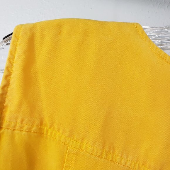 Jones New York Sport Women's Butterfly Yellow Full Zip Pockets Coat Jacket Vest - Picture 8 of 12